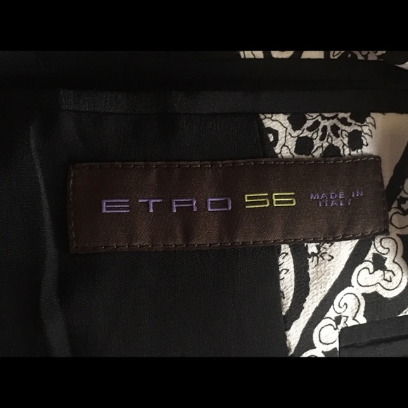 ETRO 🎉Black and white modern fit blazer😍😍😍 - Picture 6 of 6
